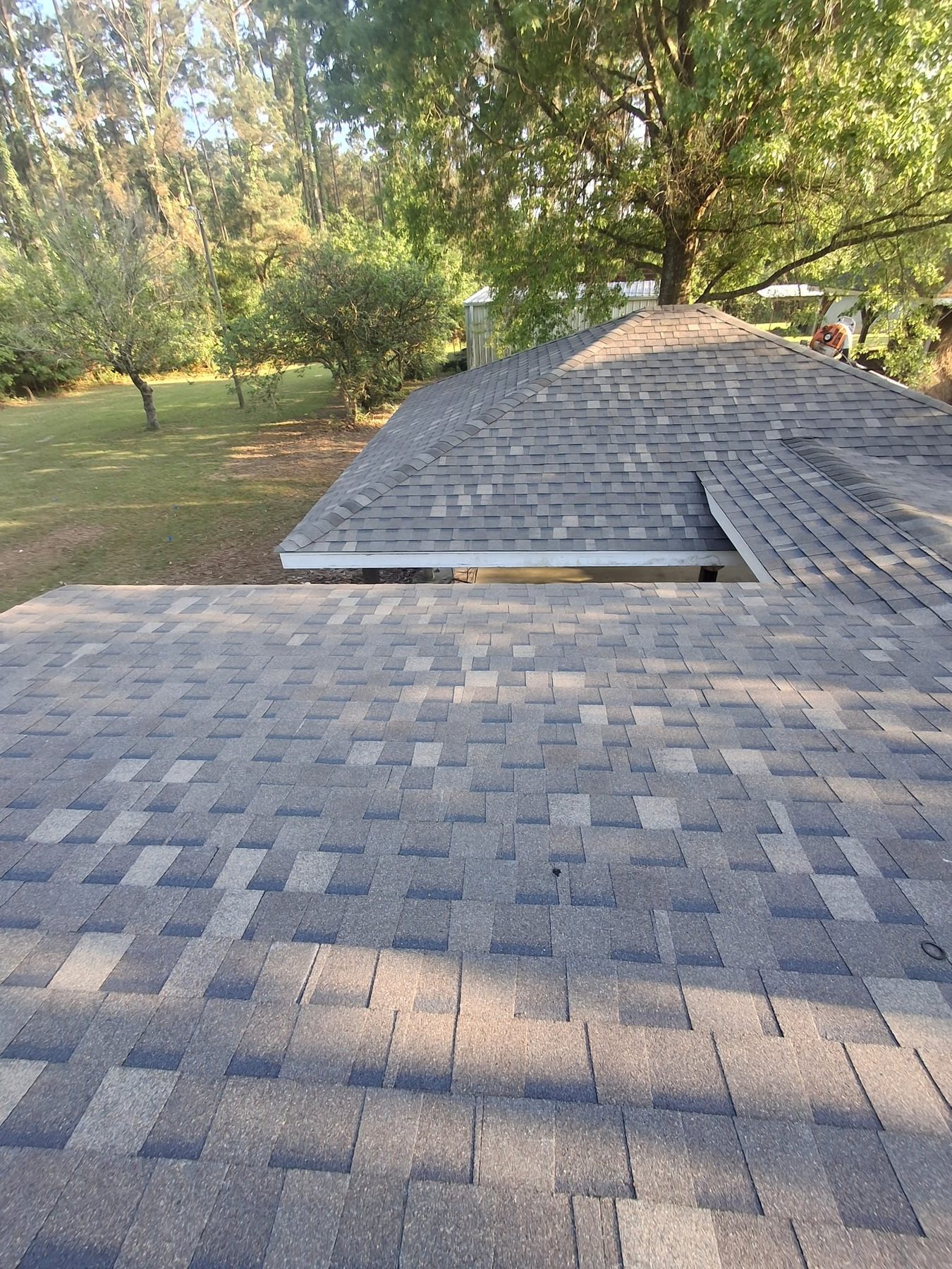 Finished roof